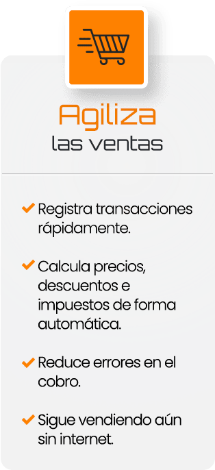Agiliza las ventas